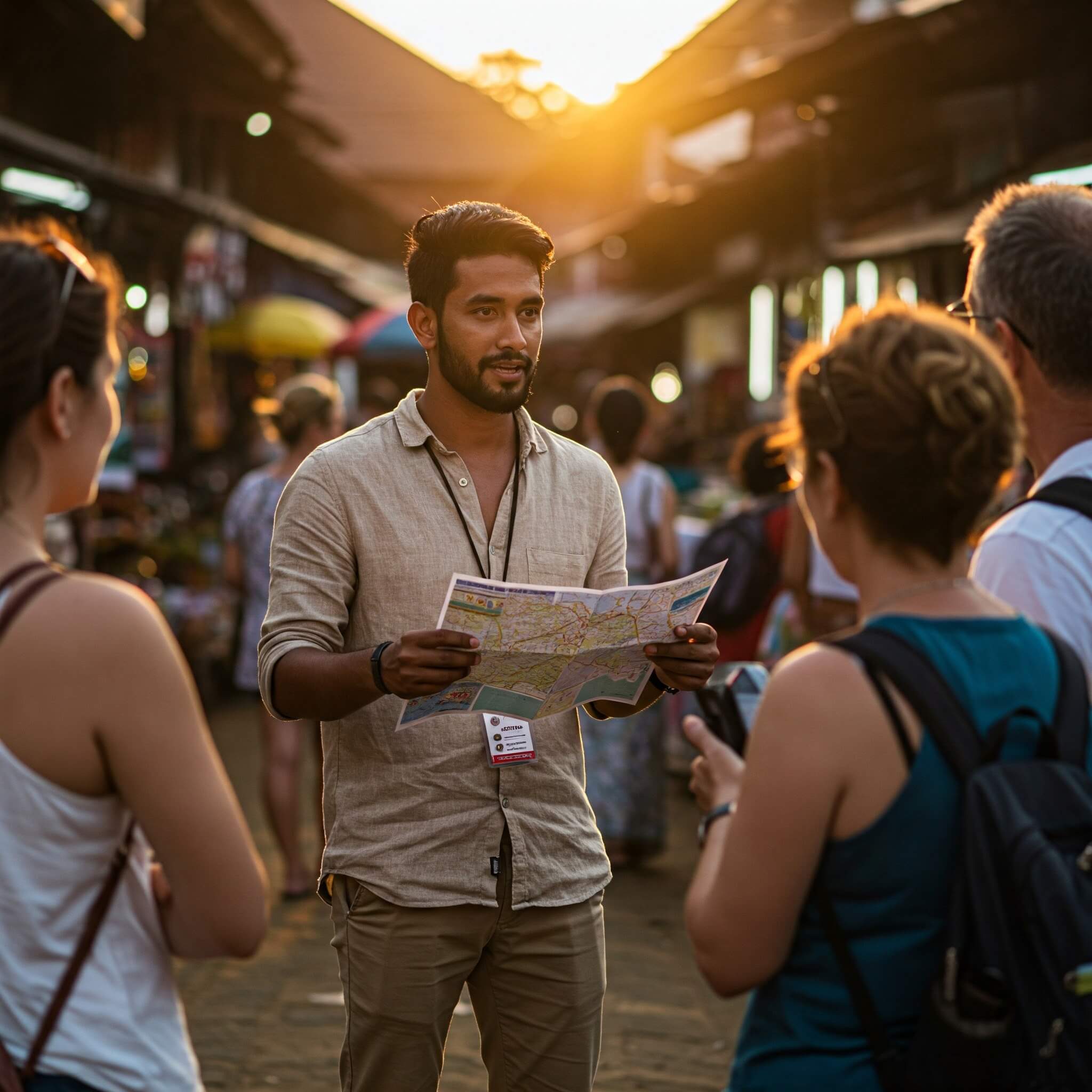 Sri Lankan beach scene